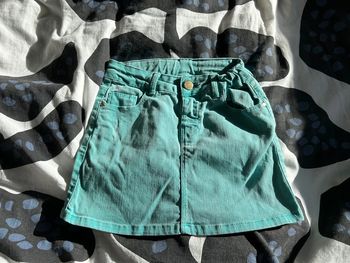 Jupe Zara verte en jeans 5 ans / 6 ans