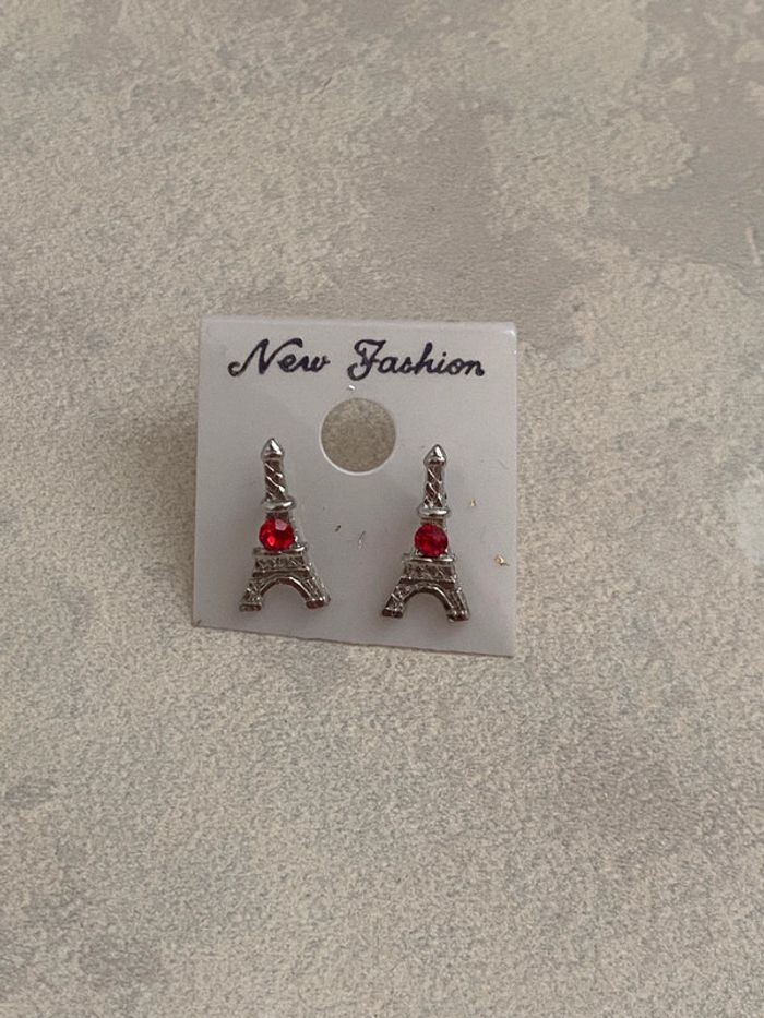 Boucles d’oreilles Tour Eiffel Paris