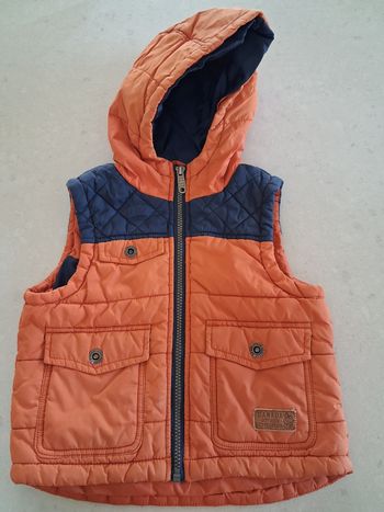Doudoune orange marine 98cm