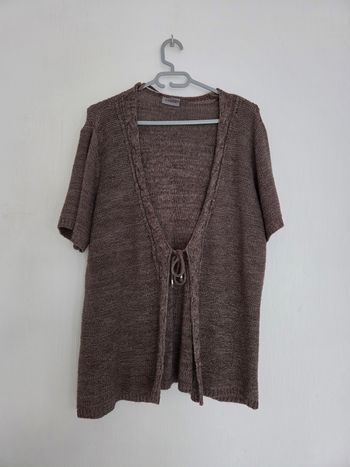 Gilet / cardigan marron C&A taille 50 _ 52