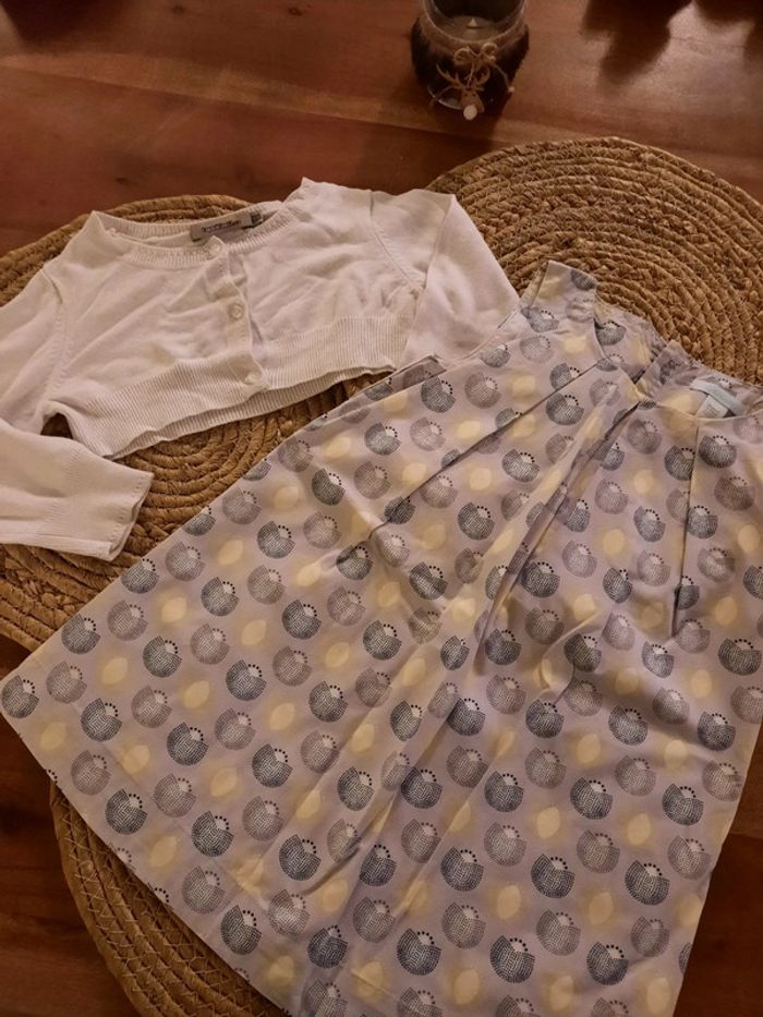 Robe Chasuble Obaibi et gilet Tape à l'œil 2 ans