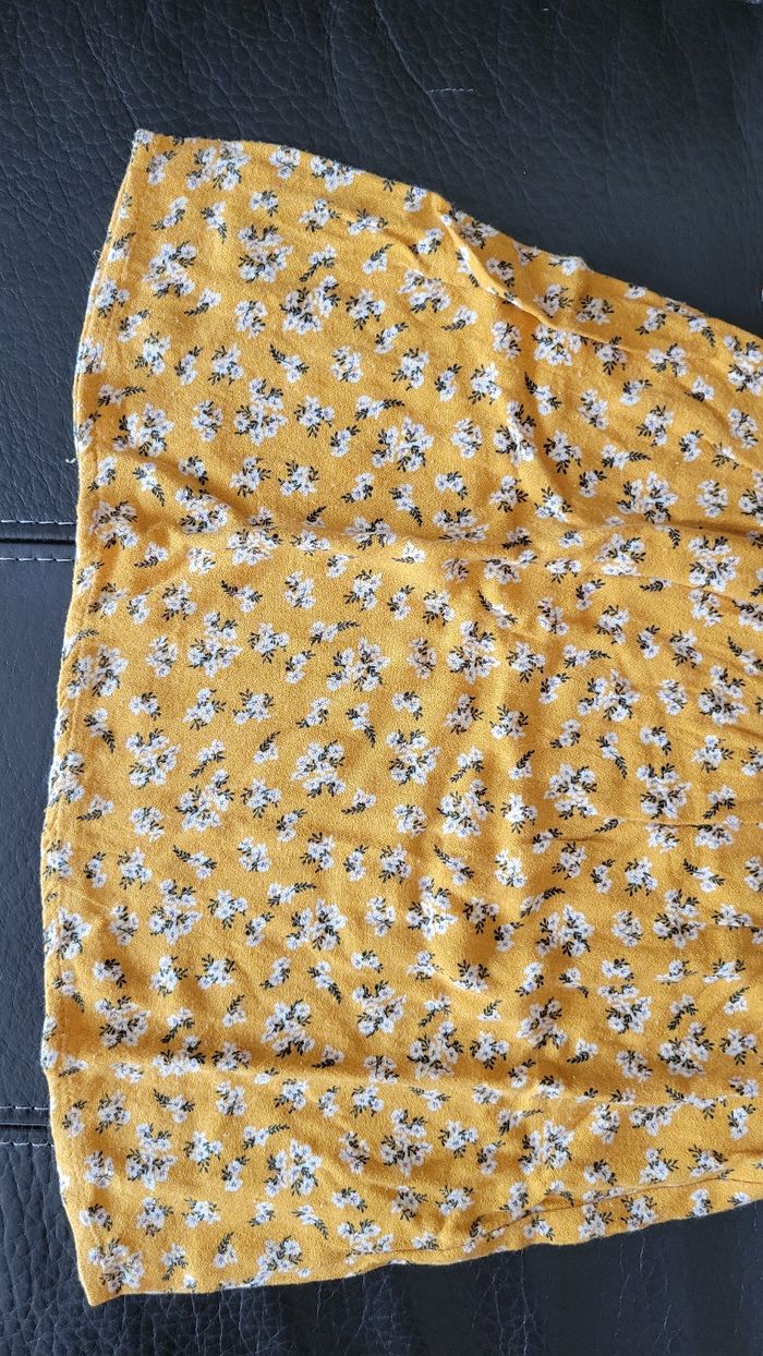 Robe fluide à manches longues moutarde 8 ans - photo numéro 6