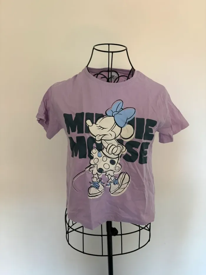 👚 T-shirt Minnie Mouse Disney – Taille 10 ans 👚