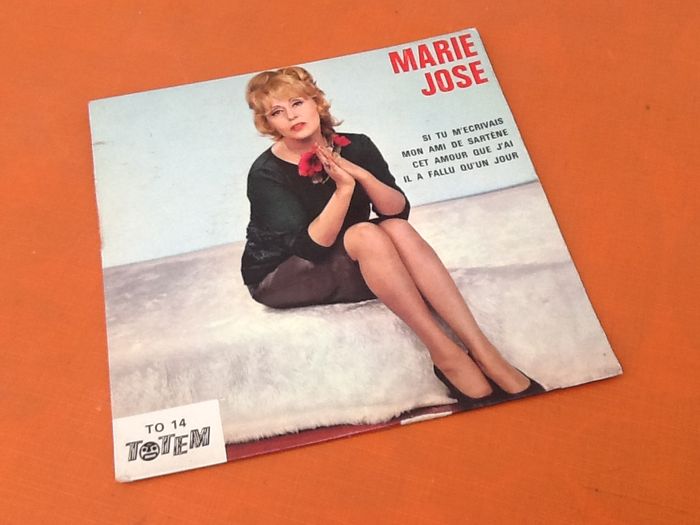 Vinyle 45 tours Marie-José Si tu m' écrivais (1966) TO 14 TOTEM - photo numéro 6