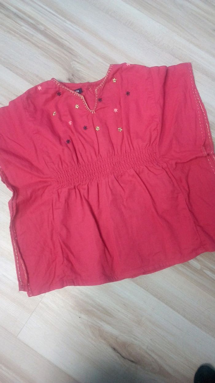 Haut manches chauve-souris vieux rose