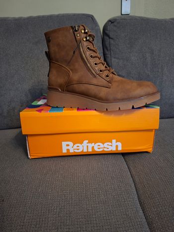 Bottines femme marron 