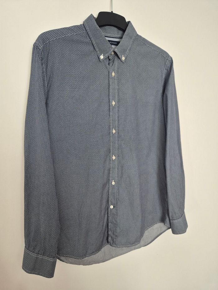Chemise vintage 80's 2PLY - Tommy Hilfiger - Taille L - photo numéro 2