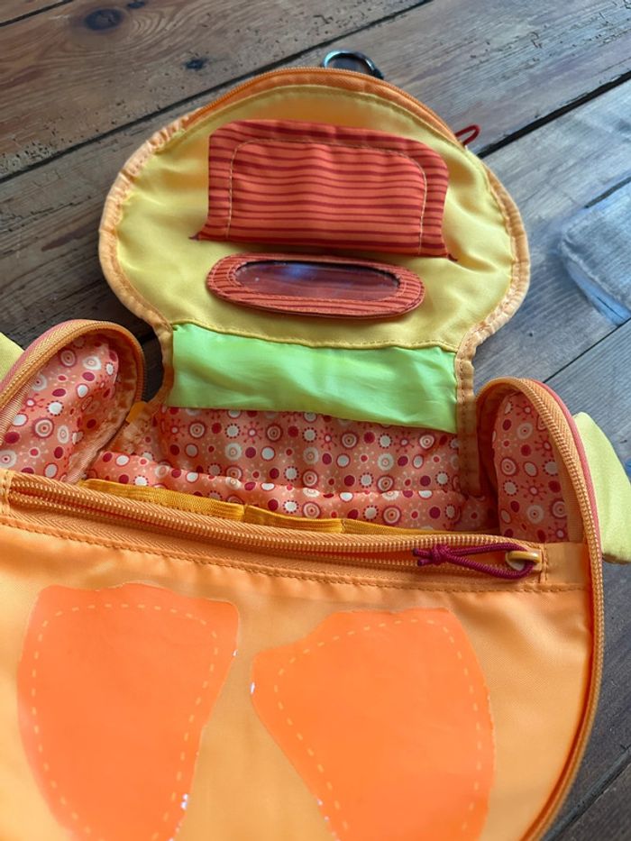 Trousse de toilette Lilliputiens Nicky Canard orange - photo numéro 4