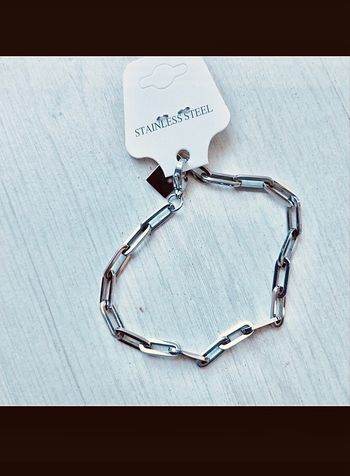 Bracelet minimaliste acier inoxydable