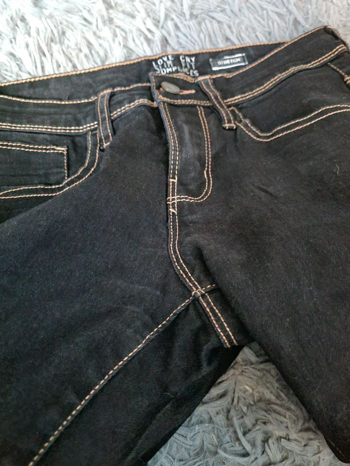Jean noir Slim Fit (Stretch) 38 - photo numéro 5