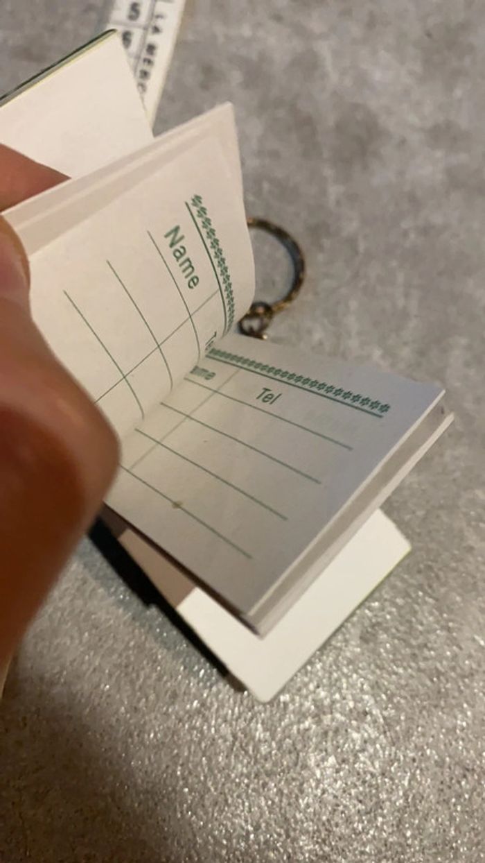 Port clef Barbie avec papier mémo note en relief image 3D change - photo numéro 5