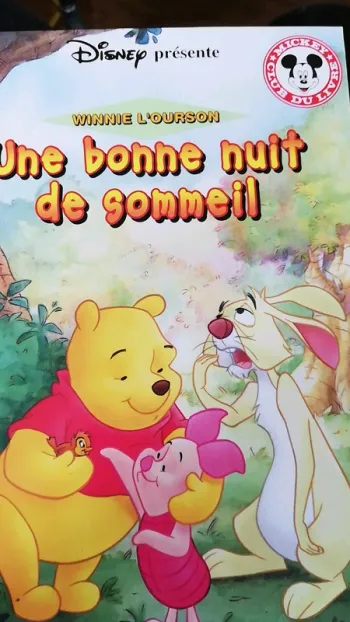 Livre disney une bonne nuit de sommeil