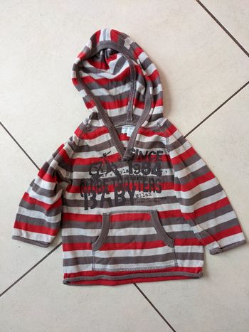 Pull sweat a capuche garçon 18 mois