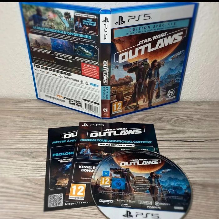 Star Wars  Outlaws  PS5 –  Très  Bon État,  Garantie  6 mois,  Envoi  rapide