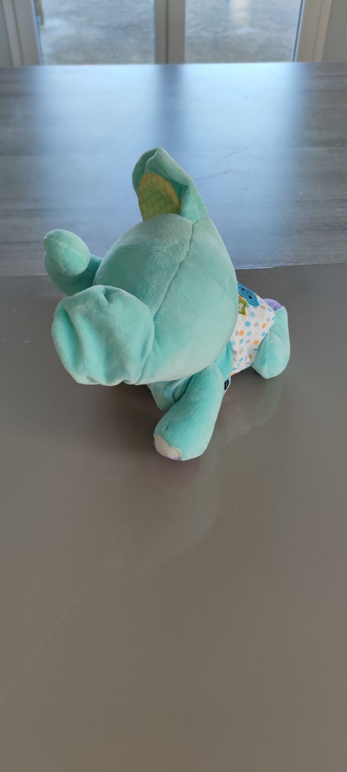 Éléphanteau peluche musical – jouet bébé (9 à 36 mois) - photo numéro 4