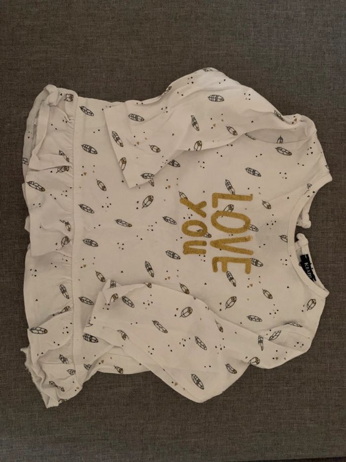 Lot de T-Shirts Fille 12 mois - photo numéro 4