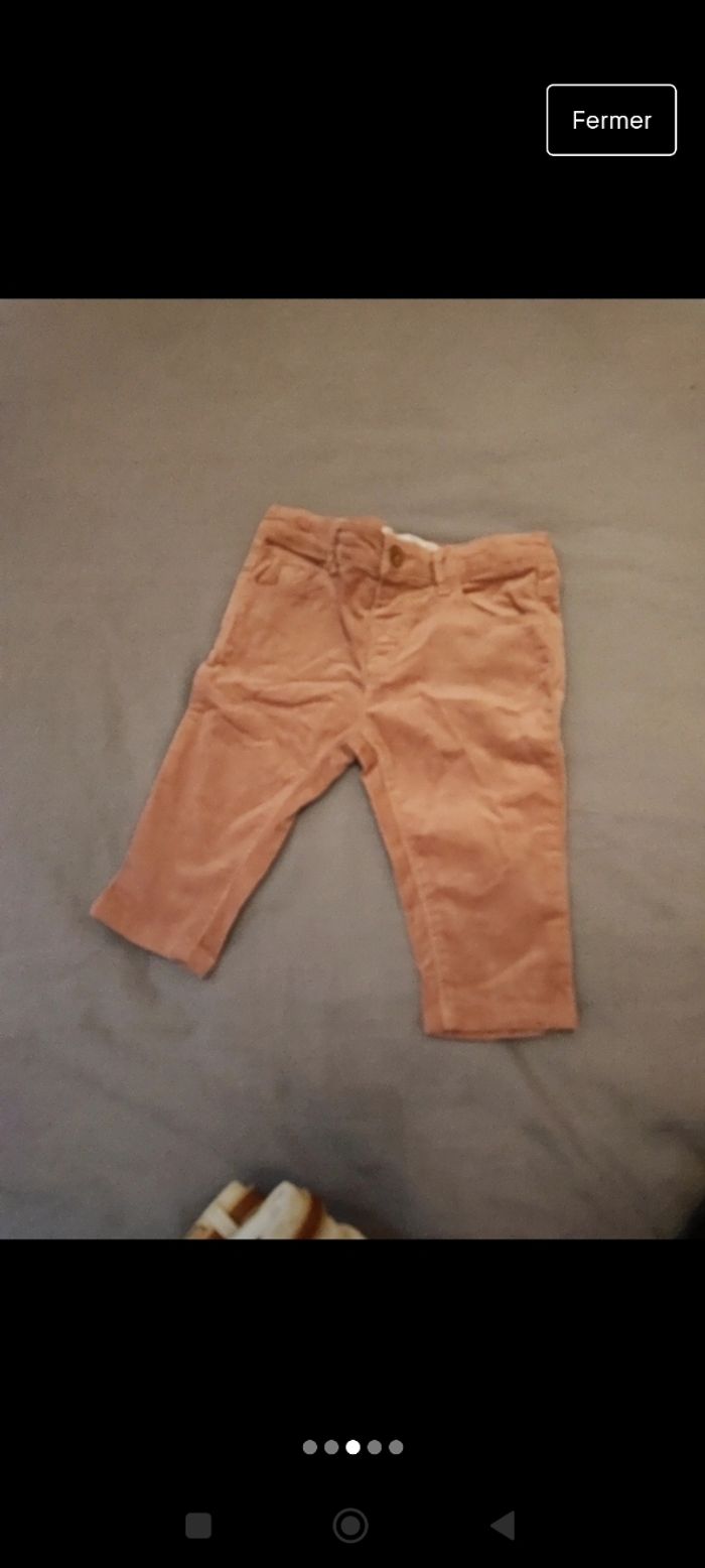 Lot de 4 pantalons 6 mois - photo numéro 3