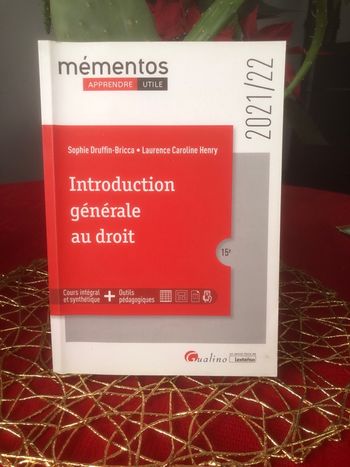 Introduction générale au droit - Sophie Druffin Bricca
