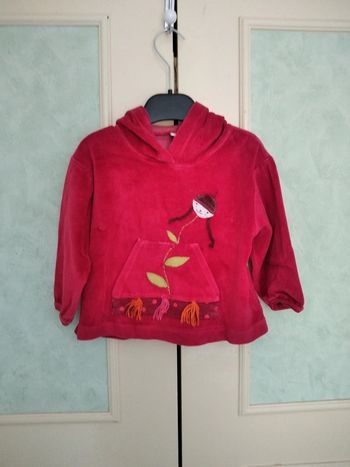 sweat à capuche kiabi  18 mois
