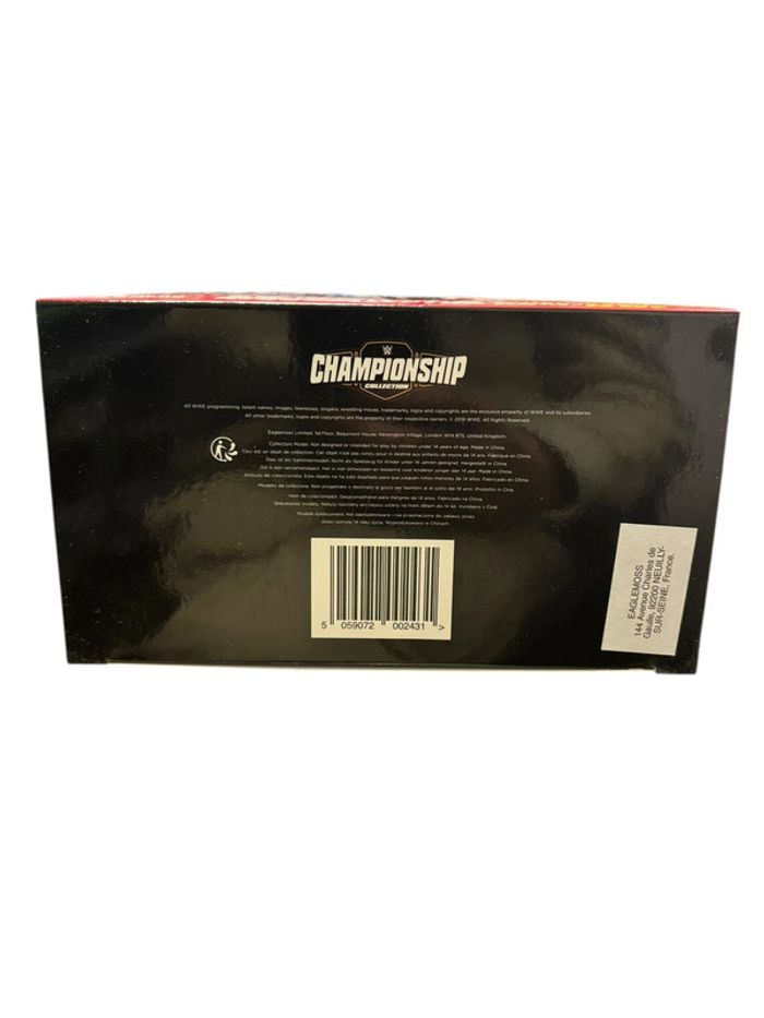 Figurine catch Wwe Championship Tripe H Eaglemoss Hero Collector neuf - photo numéro 6