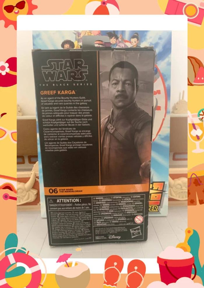 Neuf scéllé Figurine Star Wars black séries Greef Karga - photo numéro 3
