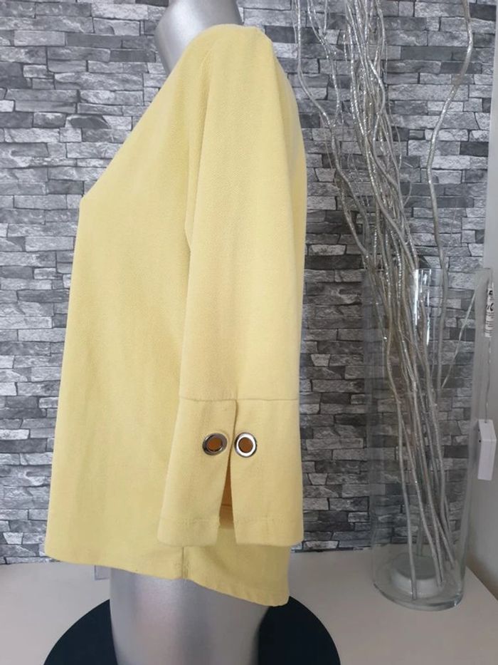 Haut jaune Taille Unique - photo numéro 2