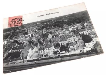 Carte postale ancienne Etampes (Essonne) Vue panoramique