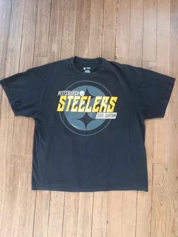 T-shirt NFL Steelers Team Apparel 2013 Game Schedule Pittsburgh
Steel Curtain