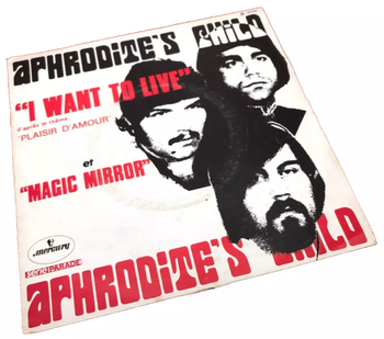 Vinyle 45 tours   Aphrodite's Child  I want to live  (1969)  mercury  132505