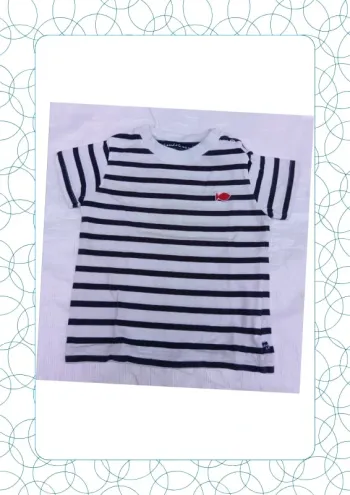 Tee shirt manches courtes 18 mois Week-end à la Mer