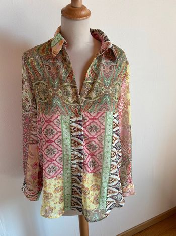 Chemise à motifs, multicolore, Zara