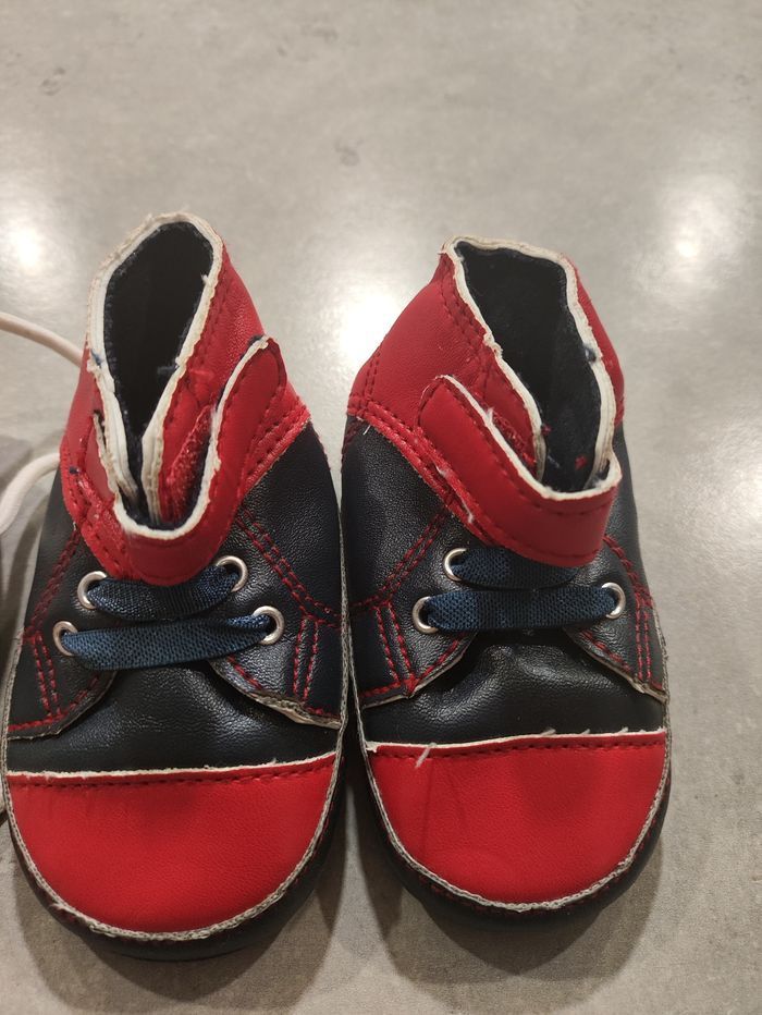 Lot de 2 paires de chaussures bébé – Taille 17 – Marque Snoopy & P’tit Bisou – jamais portées - photo numéro 3