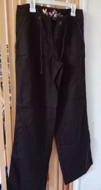 Pantalon 100% lin t.36🍂🌼