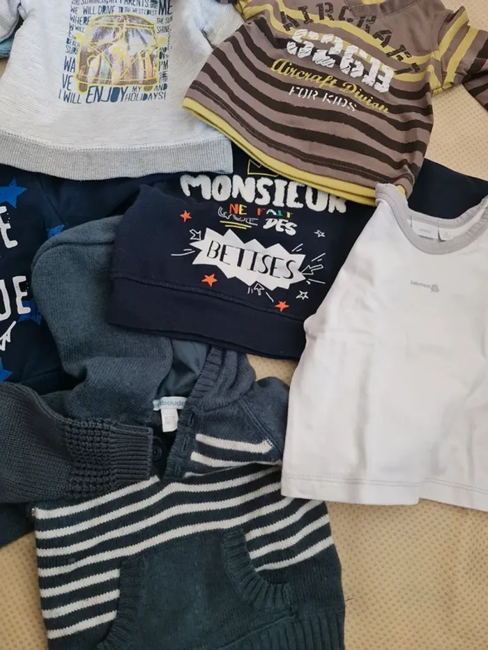 Lot de 9 pulls 3 mois - photo numéro 2