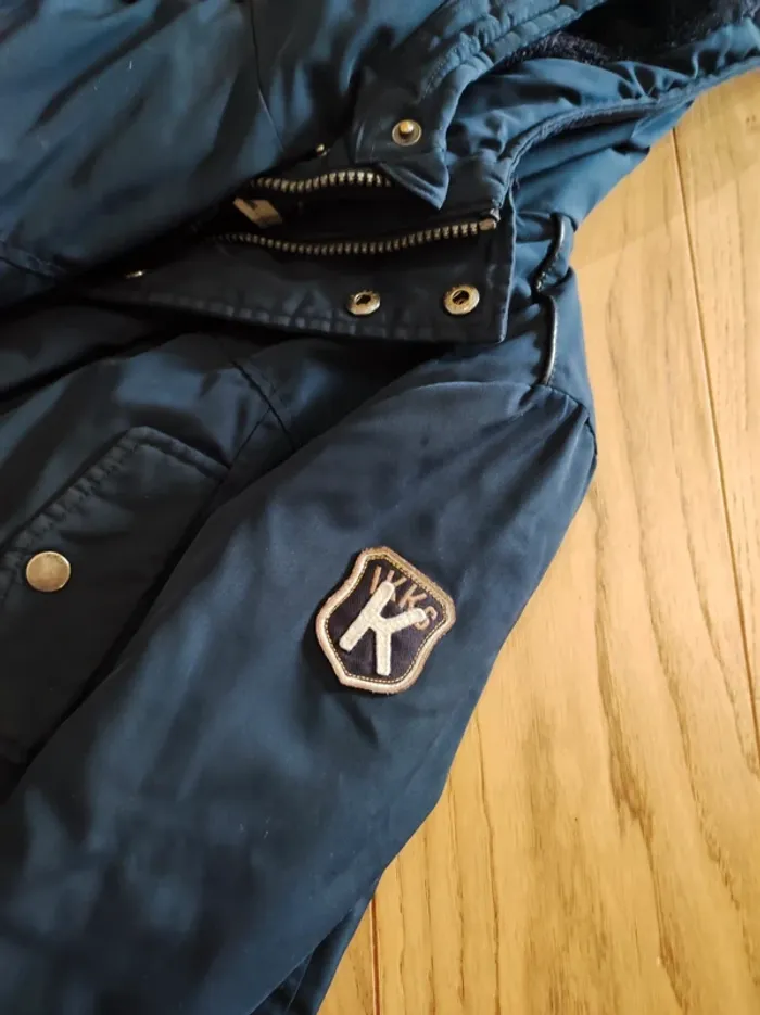 Parka bleu foncé + doudoune - 3 en 1 - 8 ans - photo numéro 6