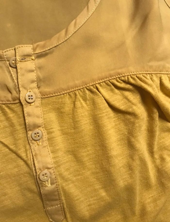 Top sans manches jaune moutarde - photo numéro 2