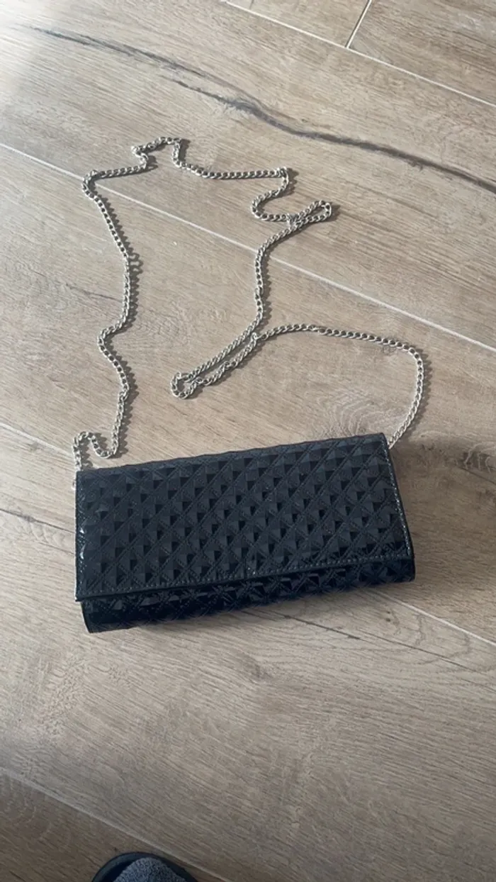 Pochette noire de soirée