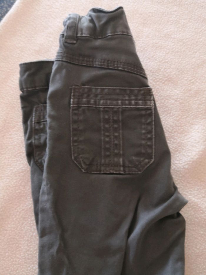 Pantalon gris effet huilé - photo numéro 3