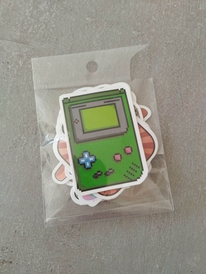 Lot x20 stickers autocollants Gamer - photo numéro 2
