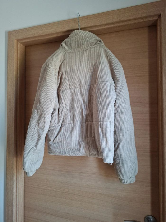 Veste doudoune beige velours côtelé Jennyfer (taille XS - photo numéro 3