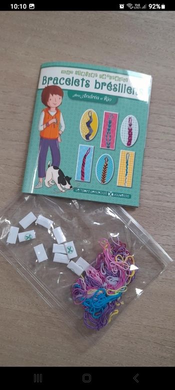 Kit à bracelet Brésilien et son livret