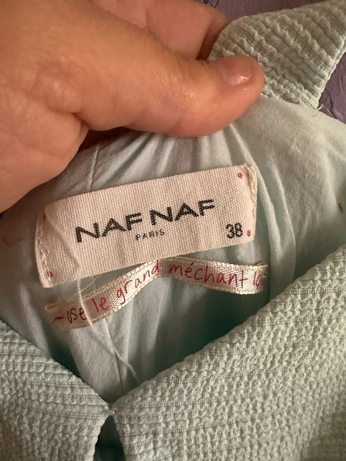 Robe verte d’eau/ turquoise  Naf Naf - photo numéro 2