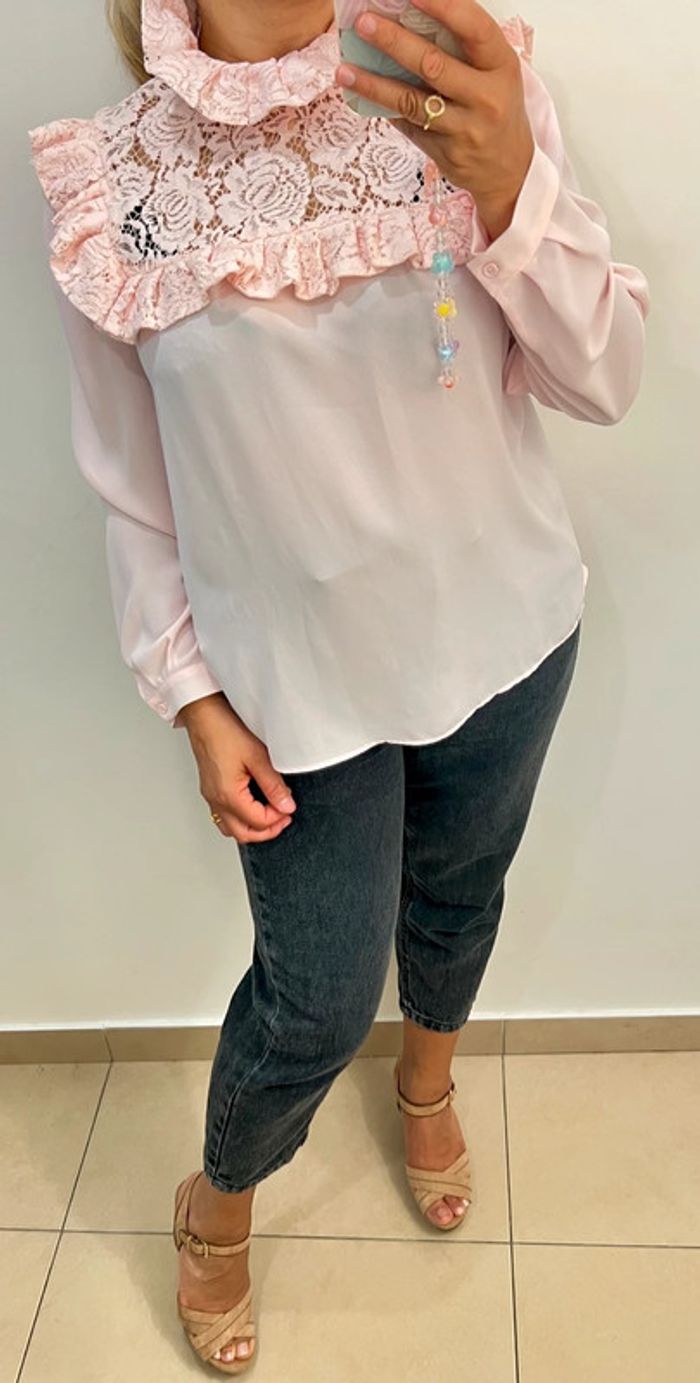 Blouse Claudie Pierlot Modèle Bégonia Taille 38 - photo numéro 5
