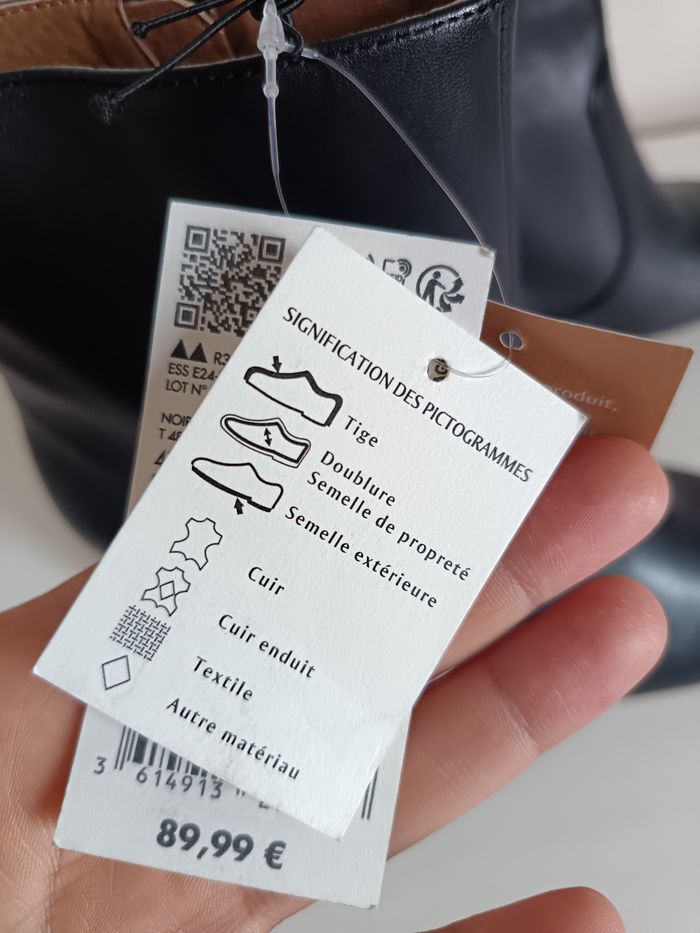 Bottines cuir Monoprix - photo numéro 7