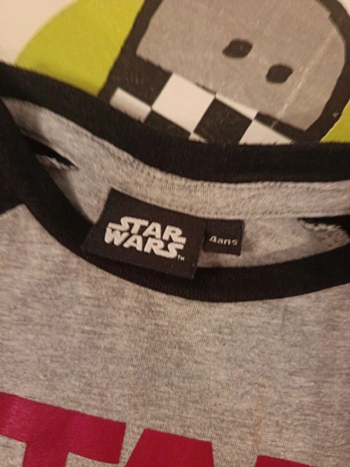Ensemble short + tee-shirt Starwars 4 ans - photo numéro 4