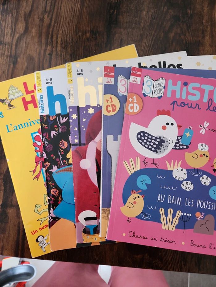 Lot de 5 livres / magazines