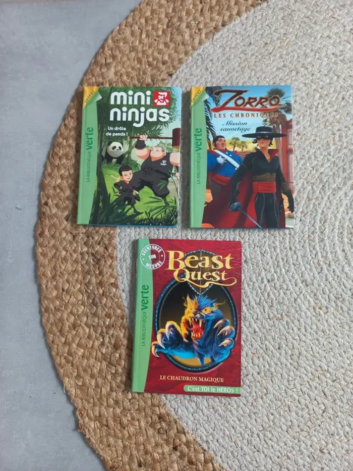 📖 Lot 3 livres La Bibliothèque Verte