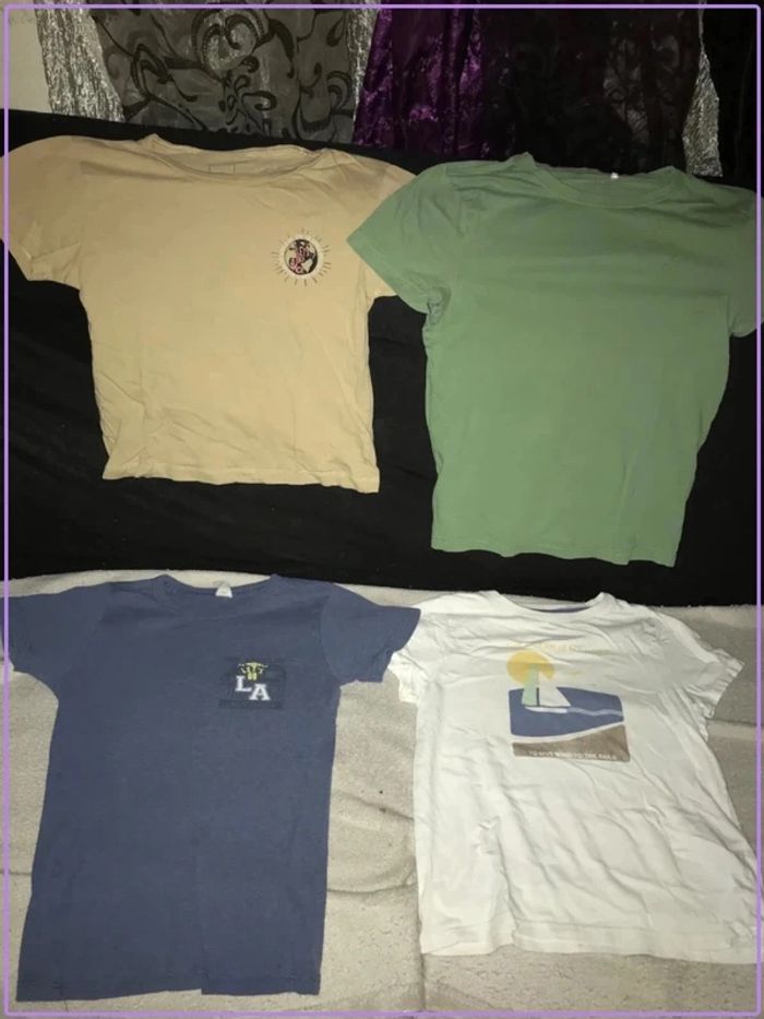 Lot de 4 t-shirt garçon – taille 8 ans -diverses marque 6