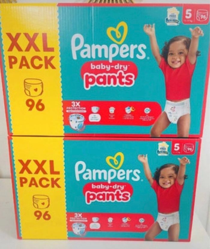 2 cartons xxl Pampers pants taille 5