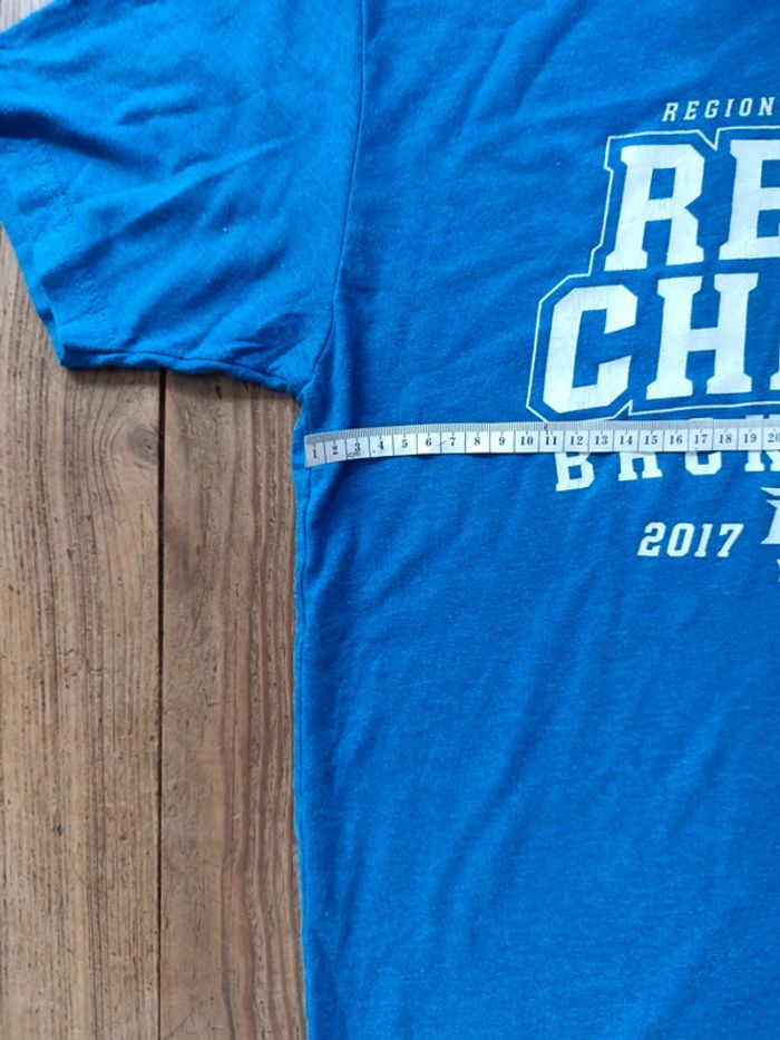 T-shirt Etowah eagrles basketball 2017-2018 Region champs bleu L - photo numéro 5